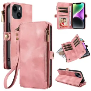 Multi-pocket-Leather-Wallet-Case-for-iPhone-15-14-Plus-13-12-11-Pro-Max-Mini.webp Multi-pocket Leather Wallet Case for iPhone 15 14 Plus 13 12 11 Pro Max Mini X XR XS Bumper Luxury Flip Handbag Magnet Zip Pouch