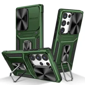 Shockproof Armor Case for Samsung S23 Plus Ultra A13 A04S A54 A34 A14 A23 A33 A24 Ring Stand Back Cover with Camera Protector