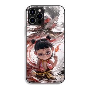 0214191638 Ne Zha 2 Chinese Ink-Water Style Phone Case (QFXC)