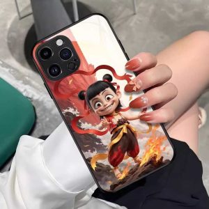 214181720 NeZha 2 Cute Glitter Phone Case ๏ผQFXC๏ผ