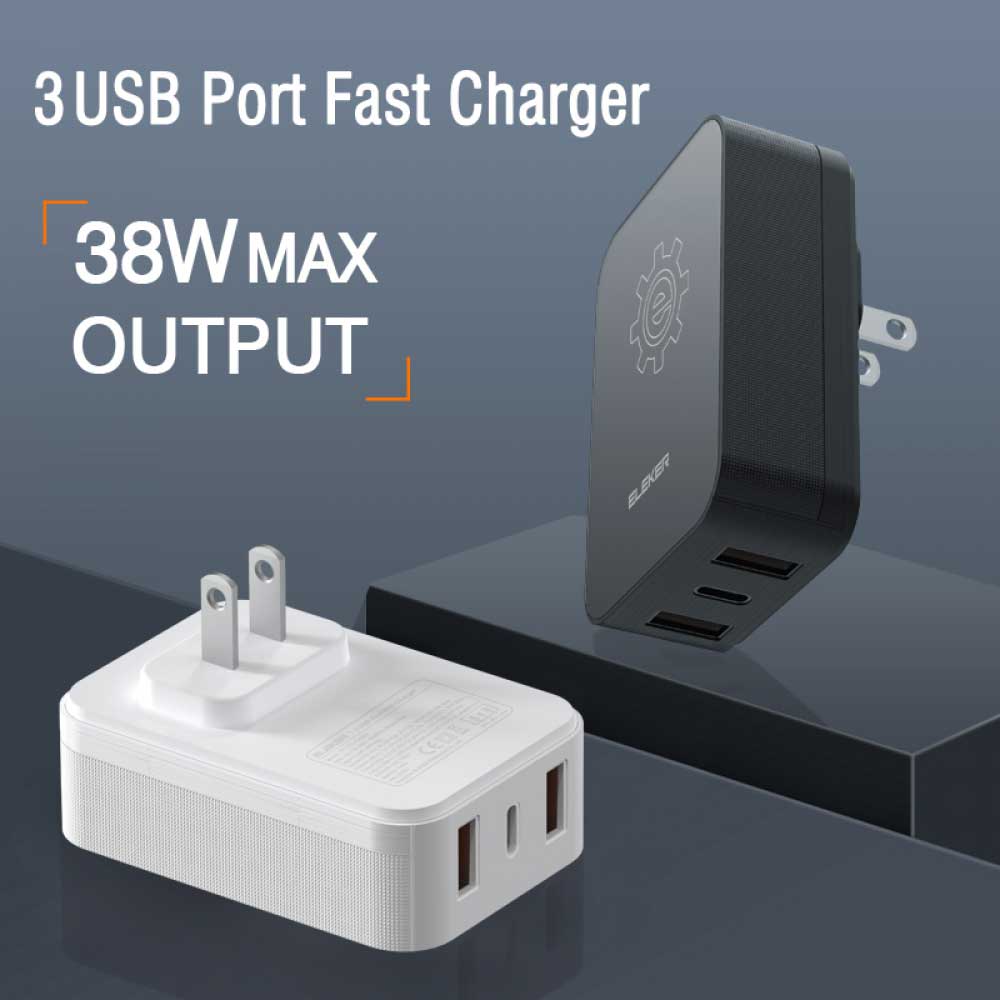30W 3 USB Wall Charger -US （QFXC）